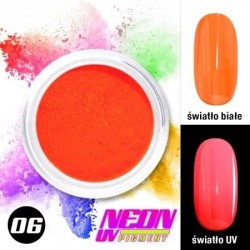 UV neoninės pigmentinės dulkės 06 SMOKY NAILS dūmų efektas