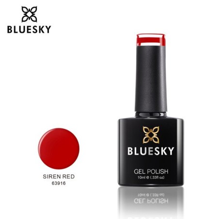 Bluesky Gelinis hibridinis lakas 10ml 63916 SIREN RED 10ml RED