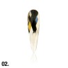 02 Stiklo ašaros Nail Art iridescent 2vnt.