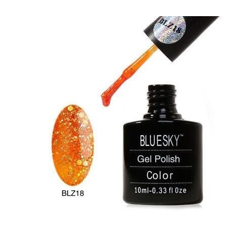 "Bluesky" gelinis hibridinis lakas 10ml BLZ 18 10ml BRUSKATE