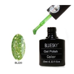 "Bluesky" gelinis lakas 10ml BLZ 20 10ml BRILLIANT GREEN