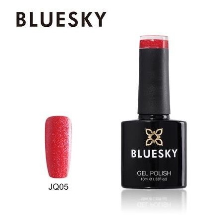 Bluesky Gelinis hibridinis lakas 10ml JQ 05 10ml RED BRILLIANT ROSE