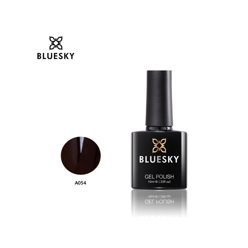 "Bluesky" hibridinis lakas A54 DARKNESS BROWN 10ml 10ml BRONZE