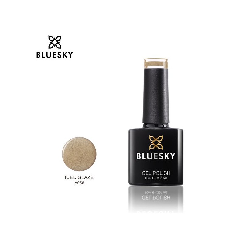 "Bluesky" hibridinis lakas A56 ICED GLAZE 10ml 10ml BROKEN GOLDEN PERAL