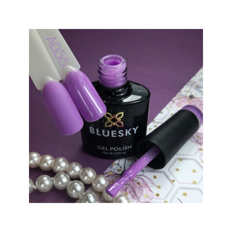 Hibridinis lakas A58 LILAC DUST Bluesky 10ml 10ml PURPLE
