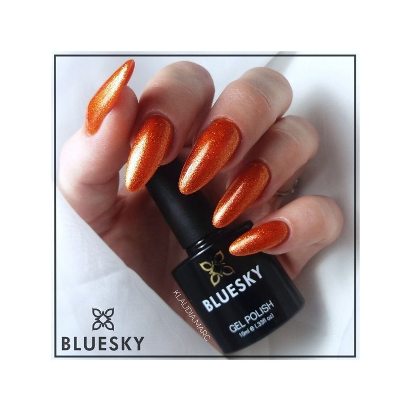 "Bluesky" gelinis lakas 10ml Serija JQ 01 10ml BRILLIANT ORANGE
