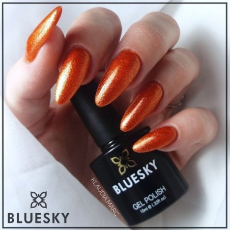 "Bluesky" gelinis lakas 10ml Serija JQ 01 10ml BRILLIANT ORANGE