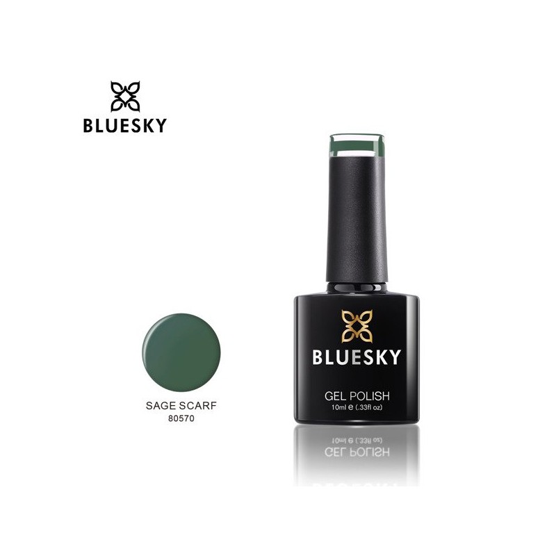 "Bluesky" gelinis lakas 80570 SAGE SCARF 10ml "Bluesky" gelinis lakas 80570 SAGE SCARF 10ml