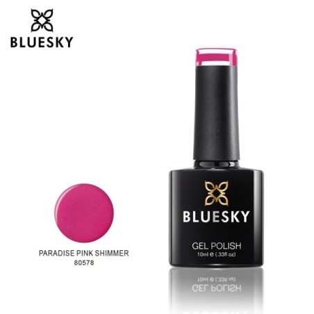 Bluesky Gelinis lakas 80578 PARADISE PINK SHIMMER 10ml 10ml