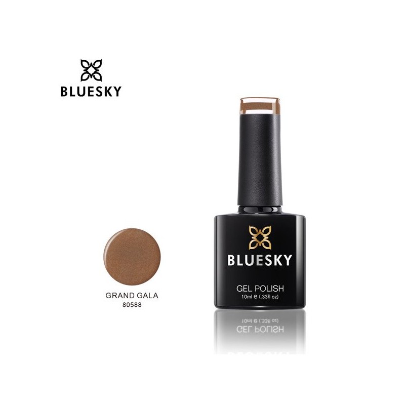 "Bluesky" gelinis lakas 80588 GRAND GALA 10ml GOLDEN PERLUM "Bluesky" gelinis lakas 80588 GRAND GALA 10ml GOLDEN PERLUM