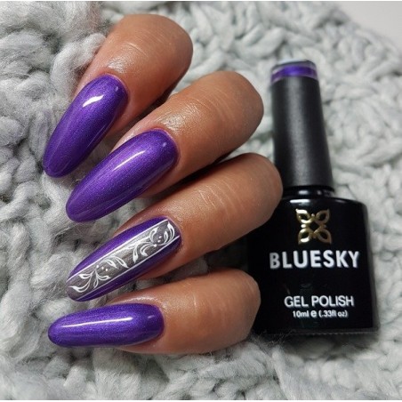 "Bluesky" gelinis lakas 80551 PURPLE GRAPE 10ml