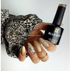 "Bluesky" gelinis lakas BP03 GOLD DUST 10ml Pearl Gold
