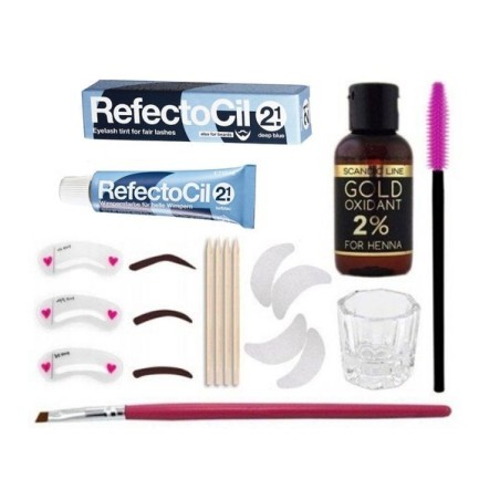 REFECTOCIL Henna 2,1 + oksidantas + stiklo rinkinys XXL