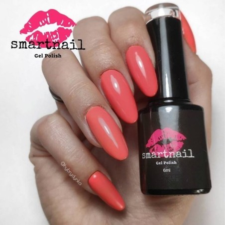 900 Smartnail hibridinis lakas Silky Peach 6ml 6g NUDE PASTELINIS PLAUKAS