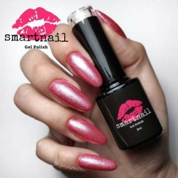 1401 SMARTNAIL hibridinis lakas "Shine Pink" 6 ml 6g BRILLIANT ROSE