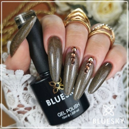 PCH 27 BROWN SPARKLE Bluesky hibridinis lakas 10ml 10ml BRUSHY BRONZE